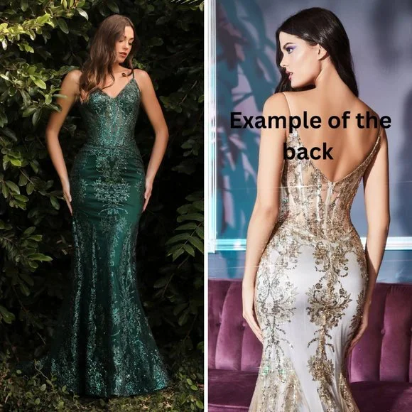 slim fit dress slacks Glitter Print Mermaid Dress by Cinderella Divine J810